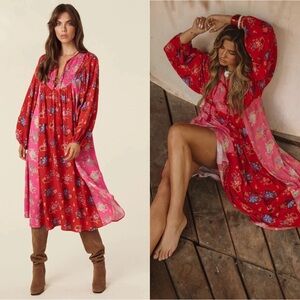 princess polly baby blue dress SOLSTICE MALTER MIDI DRESS – Kinga Csilla main image 0